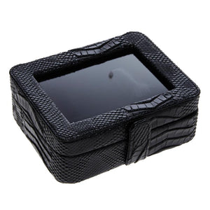 Croco-Embossed Travel Jewelry Box with Jewel Guard®