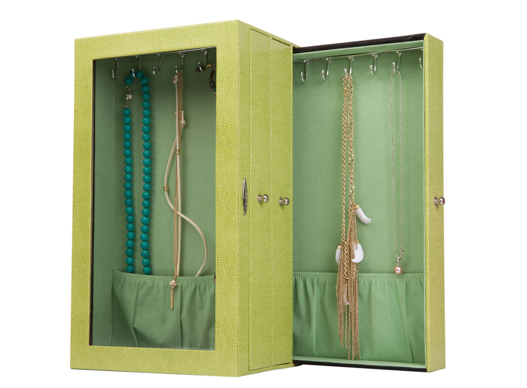 Large Window 3-Drawer Necklace Box with Jewel Guard®