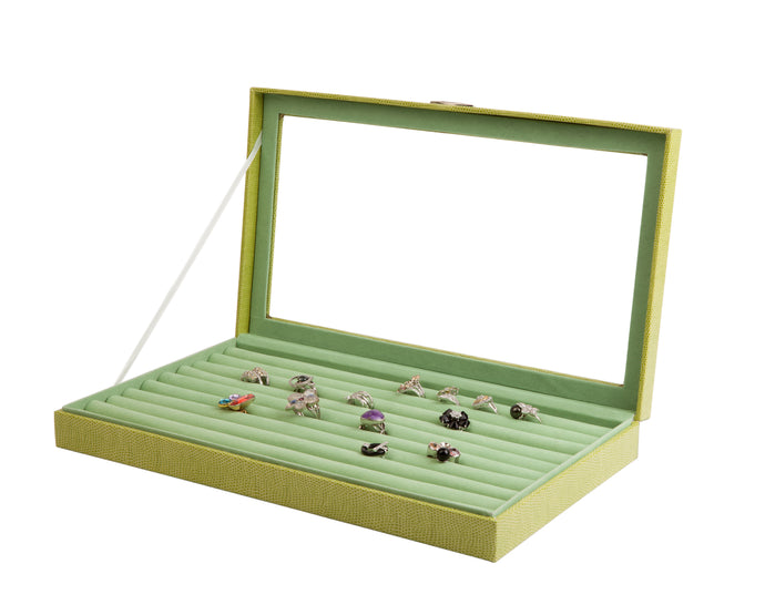 Large Window Ring Box with Jewel Guard®