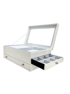 Large Window Everything Box With 2 Side Drawers with Jewel Guard®