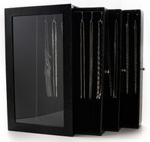 Large Window 3-Drawer Necklace Box with Jewel Guard®